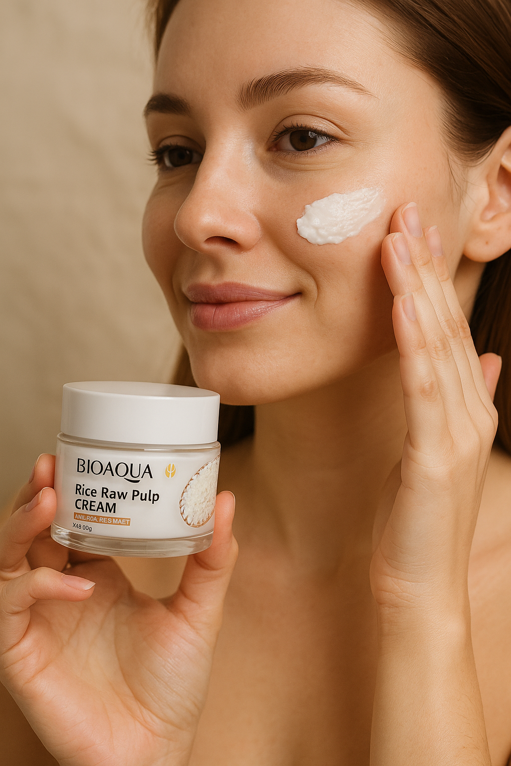 CREMA FACIAL DE ARROZ BIOAQUA-PREMIUM