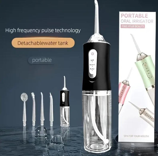 Irrigador Bucal Portátil Recargable – Limpieza Profesional en Casa