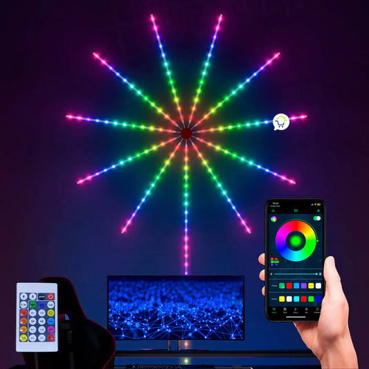 LUCES NAVIDEÑAS RITMICAS RGB